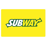 SUBWAY<sup>&reg;</sup> $25 Physical Gift Card